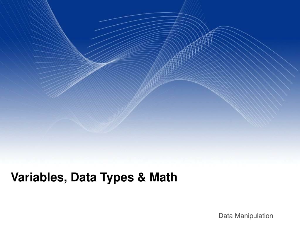PPT - Mastering Variables, Data Types & Math Operations in Python ...