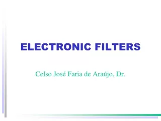 ELECTRONIC FILTERS