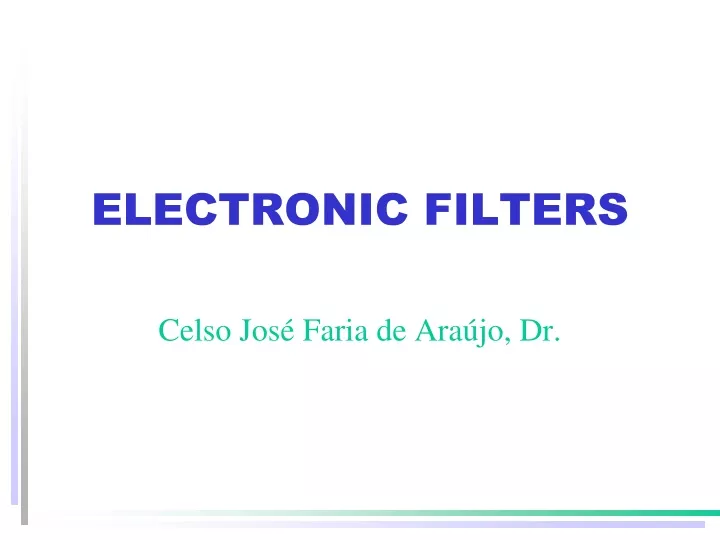 electronic filters