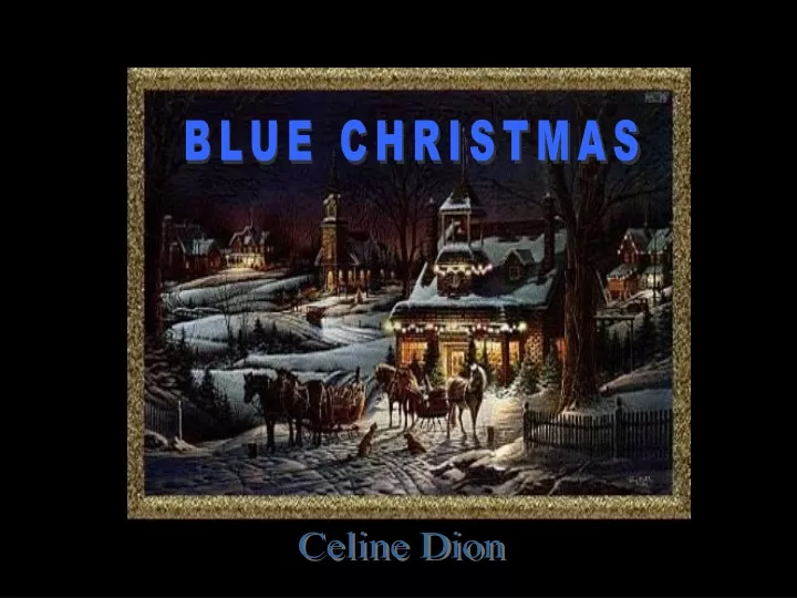 blue christmas