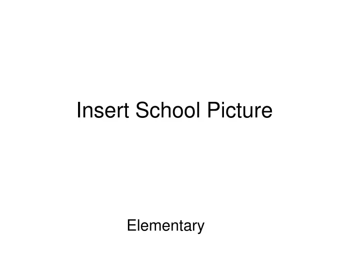 insert school picture