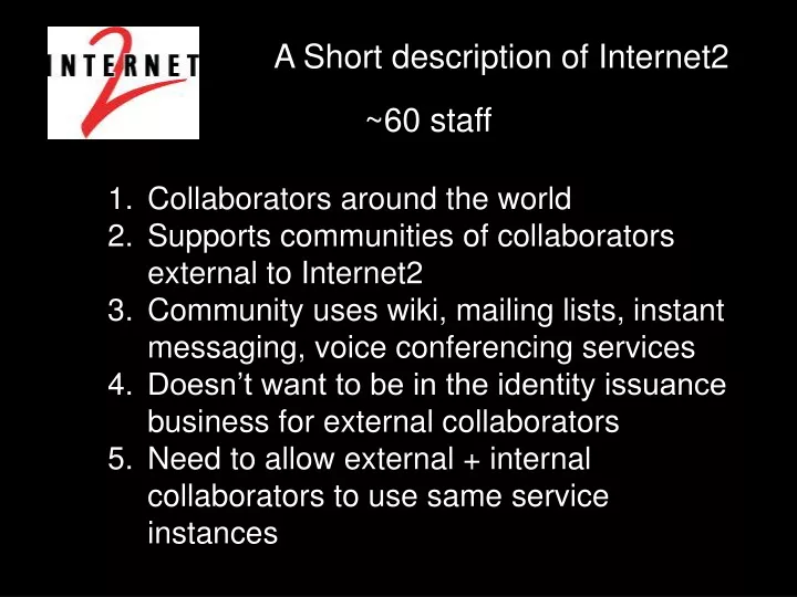 a short description of internet2