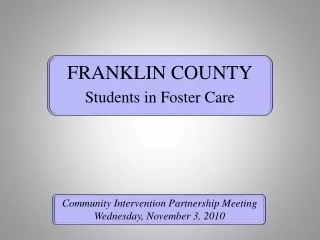 Students in Foster Care