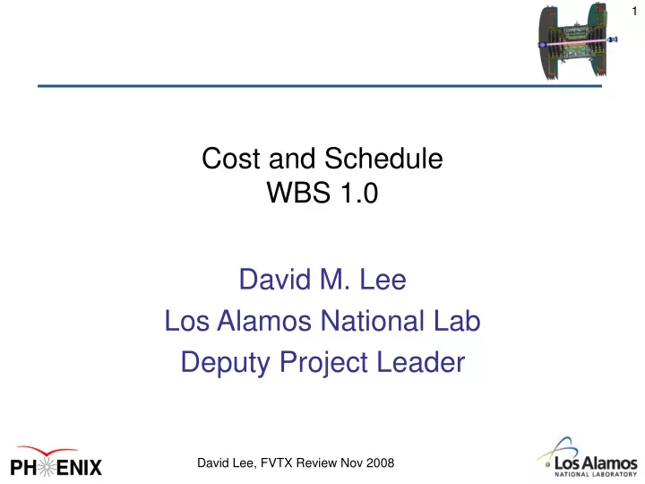 cost and schedule wbs 1 0