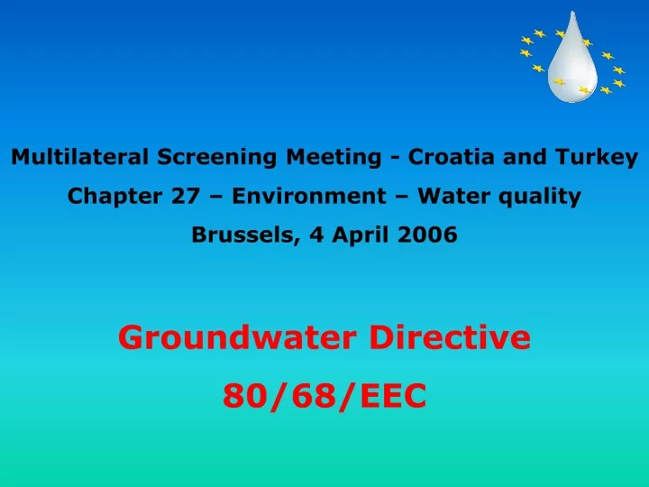 multilateral screening meeting croatia and turkey