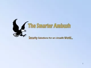 Security Solutions for an Unsafe World...