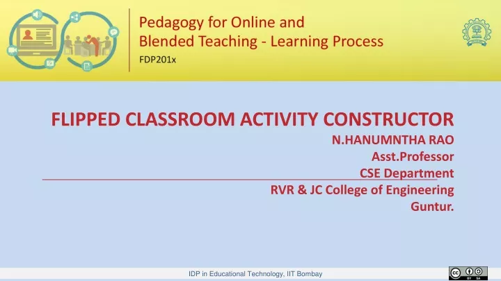 flipped classroom activity constructor