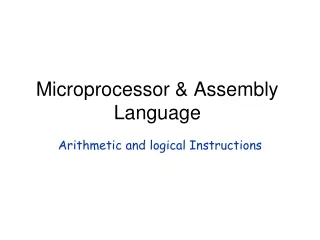 Microprocessor &amp; Assembly Language