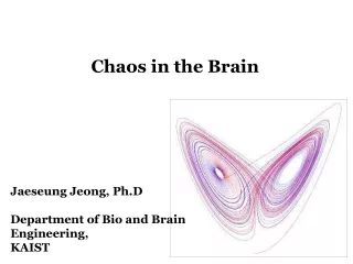 Chaos in the Brain