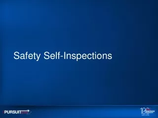 Safety Self-Inspections