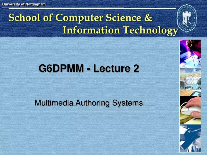 g6dpmm lecture 2