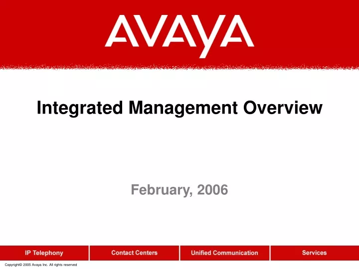 integrated management overview