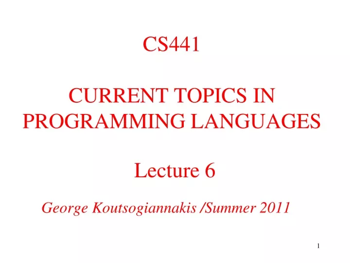 lecture 6