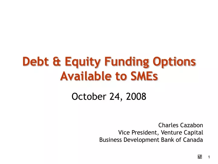 debt equity funding options available to smes