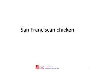 San Franciscan chicken