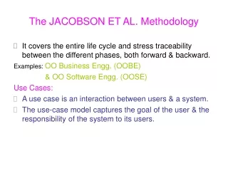 The JACOBSON ET AL. Methodology