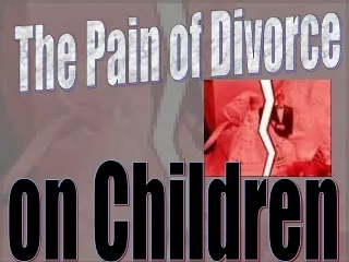 The Pain of Divorce
