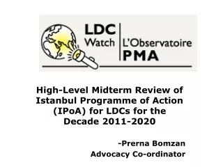 High-Level Midterm Review of Istanbul Programme of Action (IPoA) for LDCs for the Decade 2011-2020