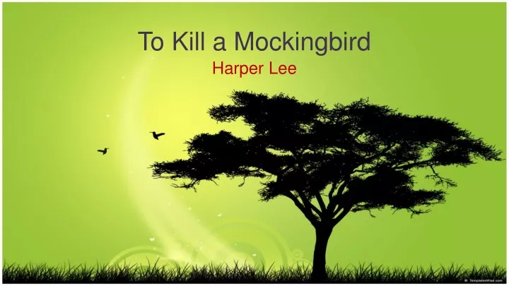 to kill a mockingbird