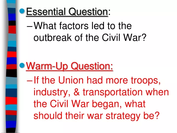 essential question what factors