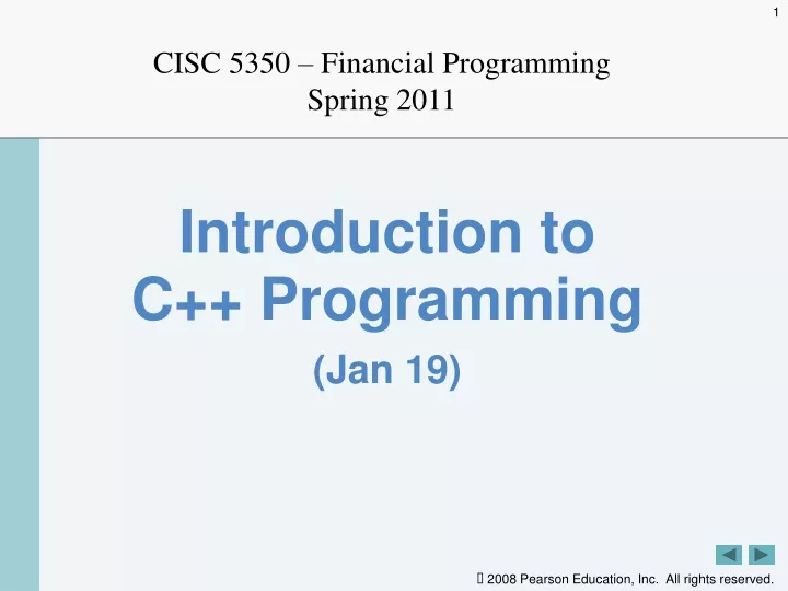 introduction to c programming jan 19