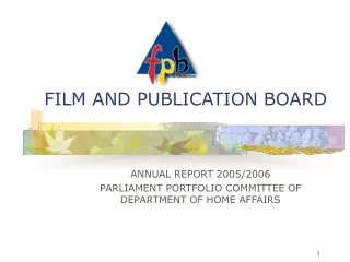 FILM AND PUBLICATION BOARD