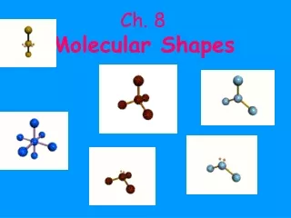 Ch. 8 Molecular Shapes