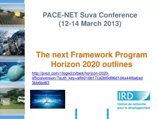 PACE-NET Suva Conference  (12-14 March 2013)