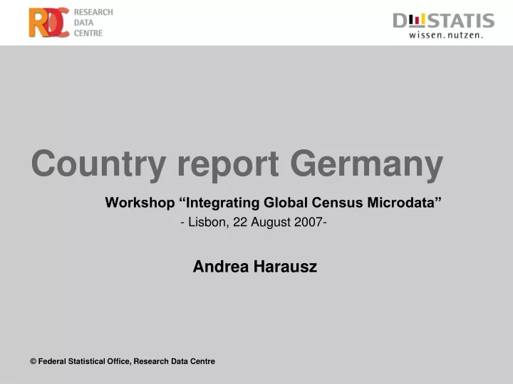country report germany
