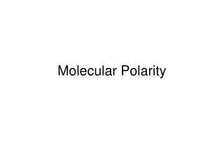 Molecular Polarity