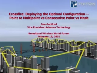 Dan Gulliford Vice President Advance Technology Broadband Wireless World Forum February 19, 2001