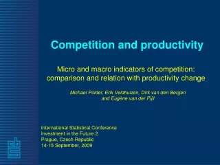 Competition and productivity
