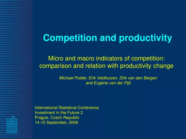 competition and productivity