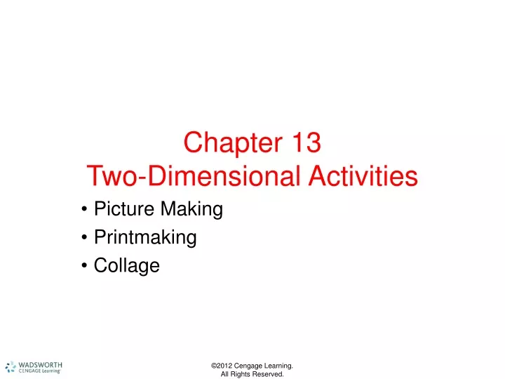 chapter 13 two dimensional activities