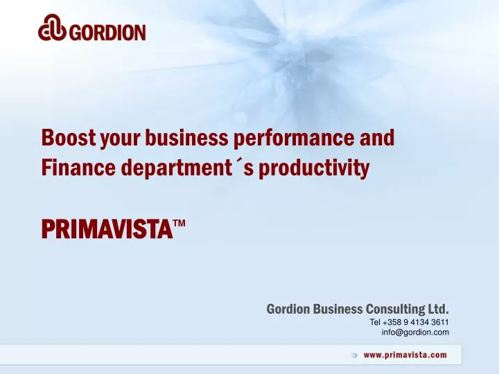 boost your business performance and finance