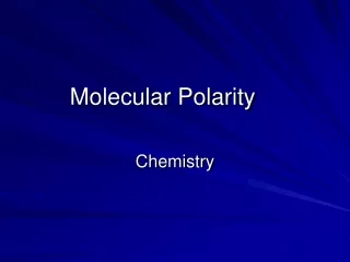 Molecular Polarity