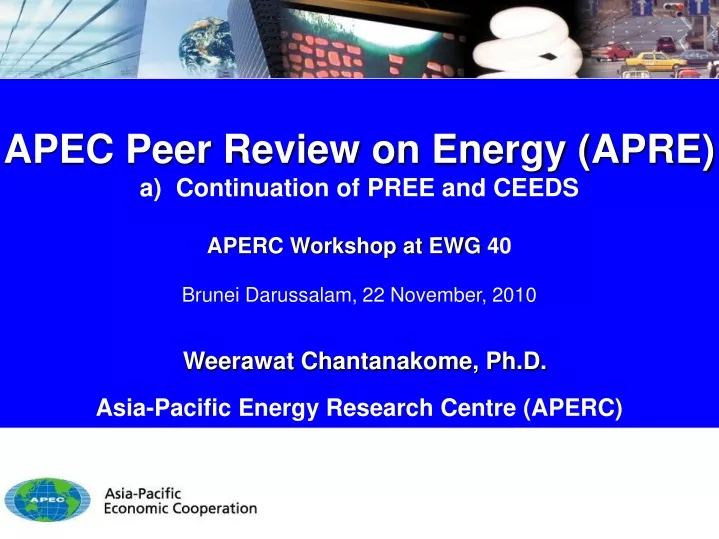 apec peer review on energy apre continuation