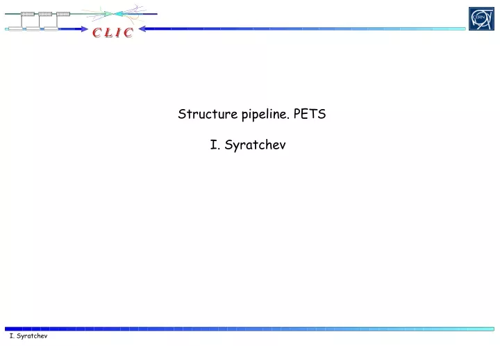 structure pipeline pets i syratchev