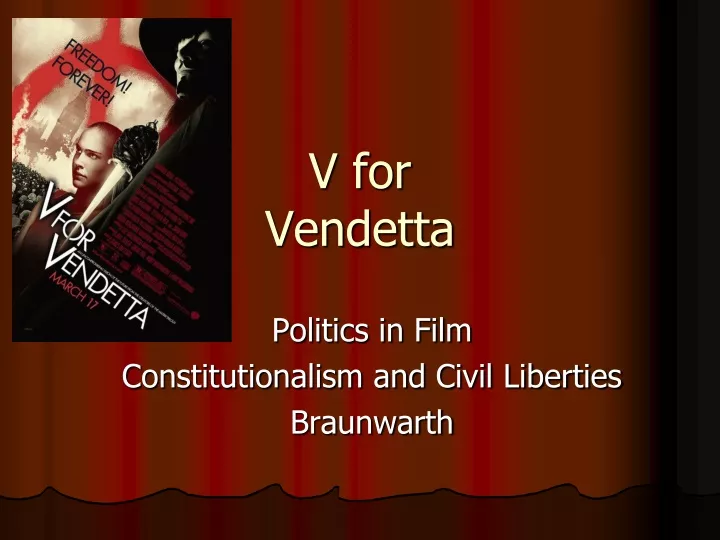 v for vendetta