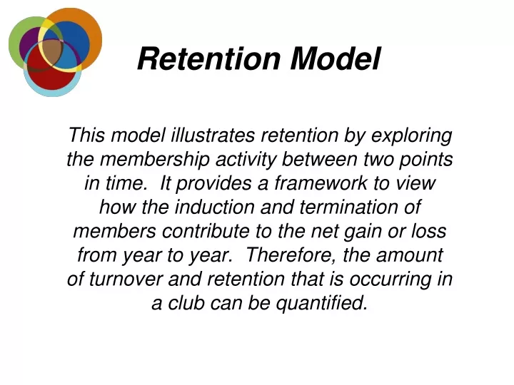 retention model