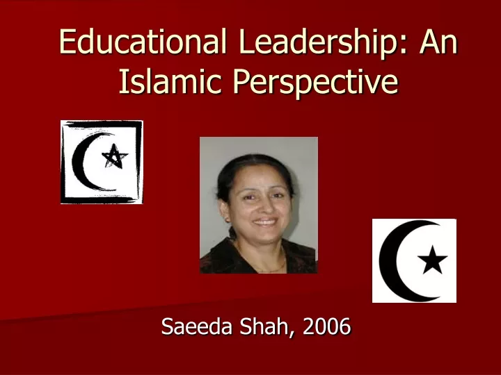 educational leadership an islamic perspective