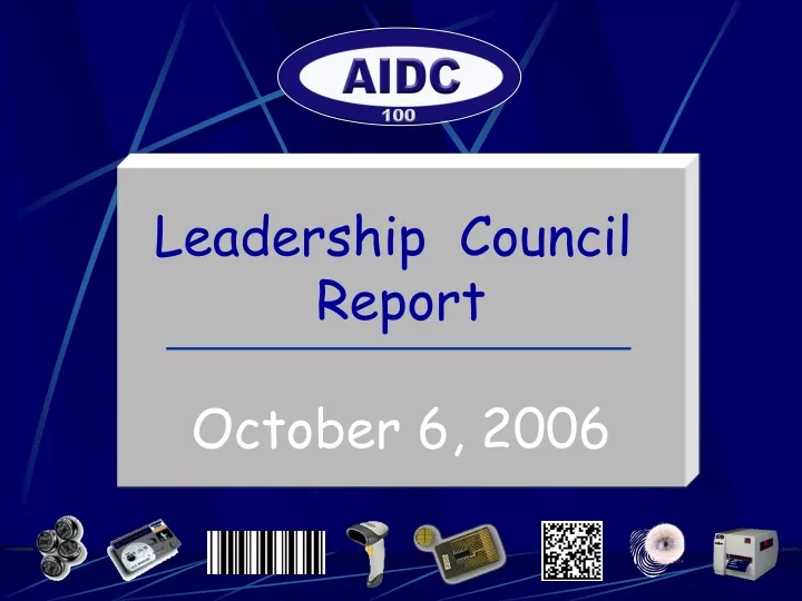 leadership council report october 6 2006