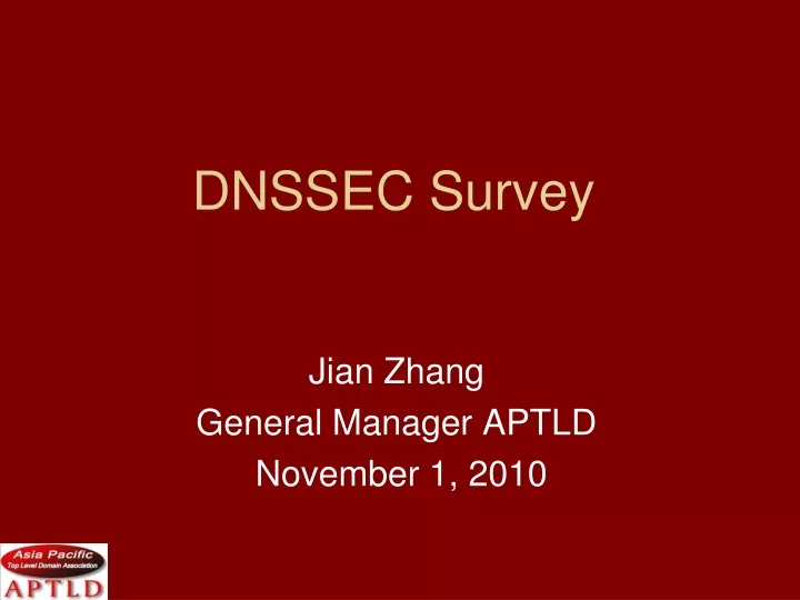 dnssec survey