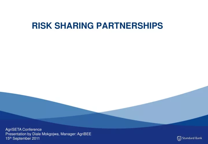 risk sharing partnerships