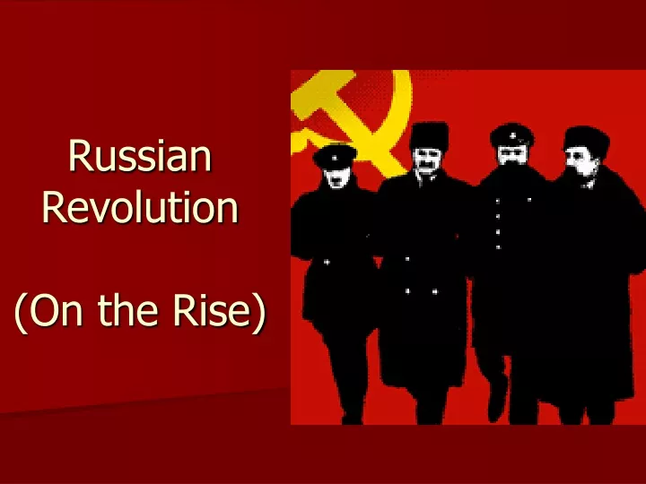 russian revolution on the rise