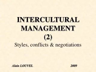 INTERCULTURAL MANAGEMENT  (2)