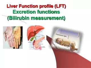 Liver Function profile (LFT) Excretion functions  (Bilirubin measurement)