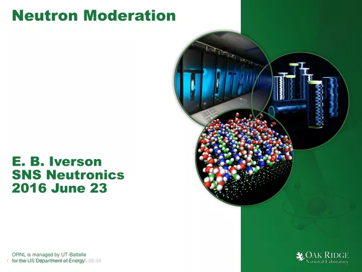 neutron moderation