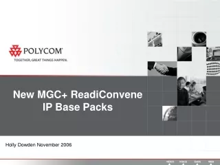 New MGC+ ReadiConvene IP Base Packs