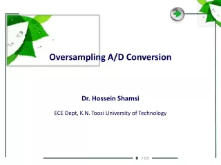 Oversampling A/D Conversion
